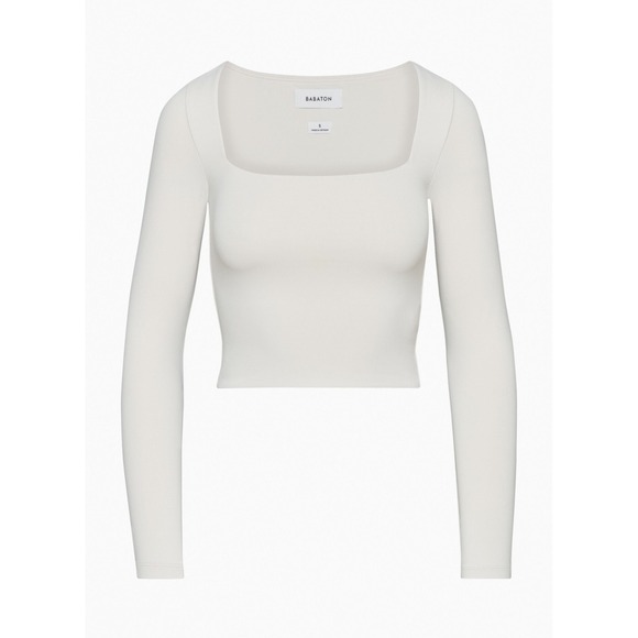 Aritzia Tops - Aritza Babaton Womens Long Sleeve Top Size XL Square Neckline Lightweight